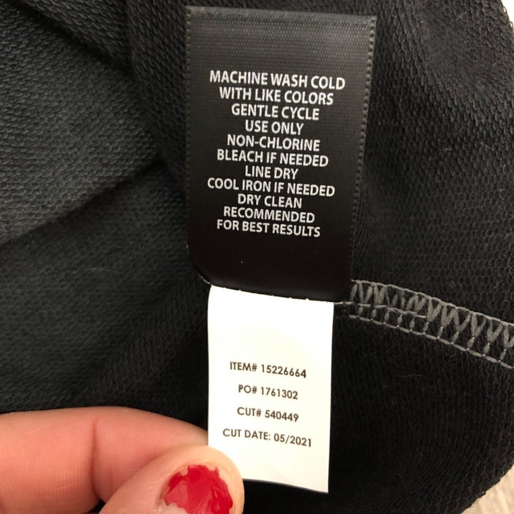 NWT Torrid Size 2 Off-Shoulder Skater Dress French Terry Heather Grey Dip Dye - Picture 15 of 16